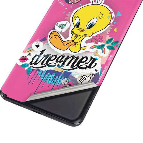 Looney Tunes Tweety Bird Dreamer Galaxy S21 Plus 5G Skin